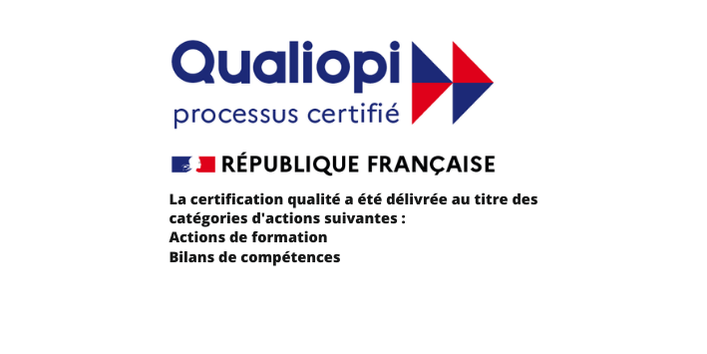 Certification Qualiopi : actions de formation et bilans de compétences
